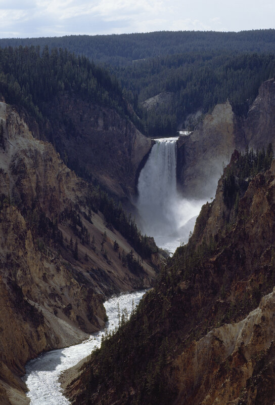 Yellowstone River waterfall