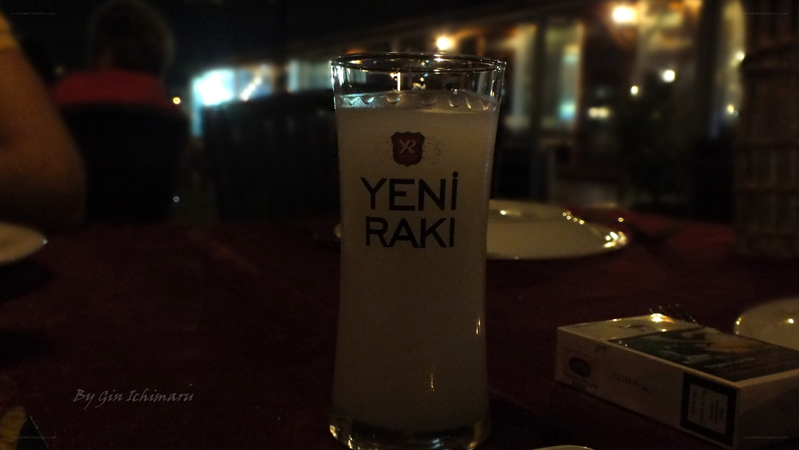 Yeni Raki drink at night