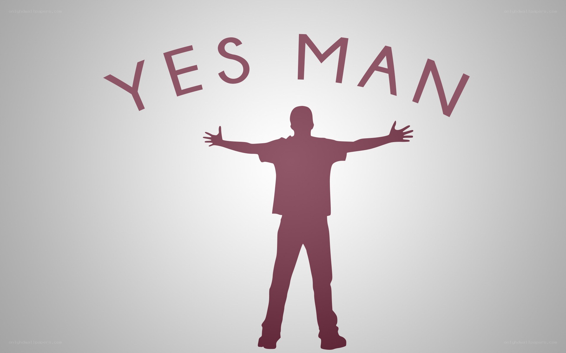 Yes Man silhouette