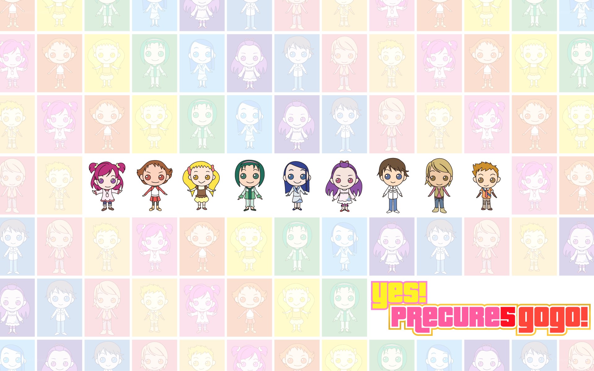 Yes! Precure characters