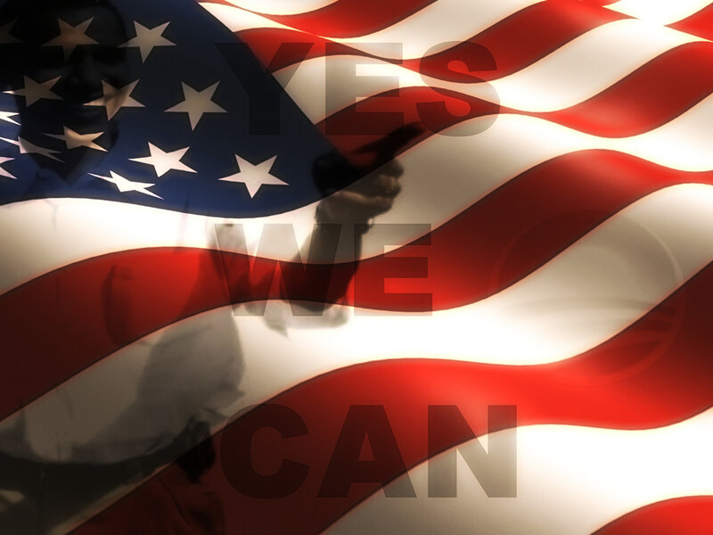 Yes We Can flag image