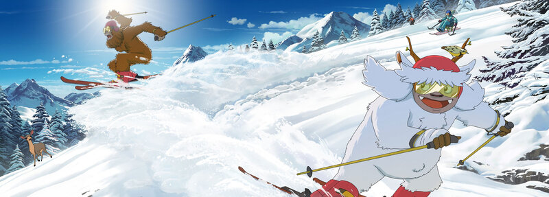 Yeti and Bigfoot Skiing