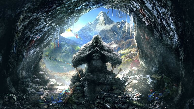 Yeti in Cave