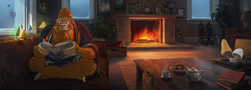 Yeti Reading Book