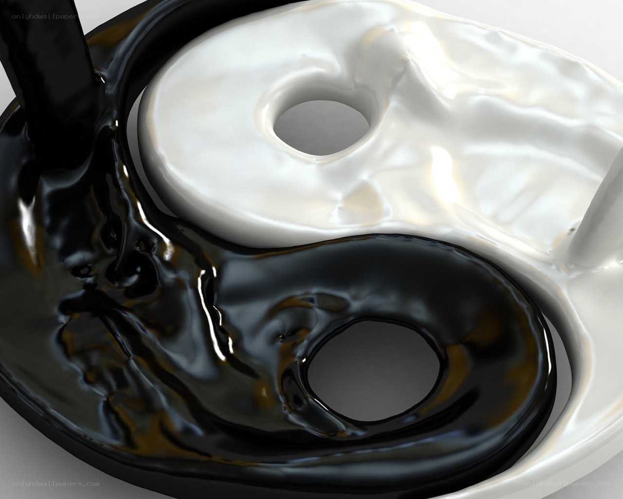 Yin and yang fluid dynamics