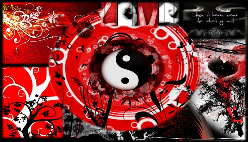 yin yang abstract design