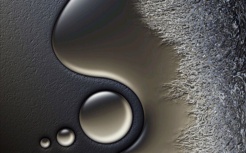 Yin-yang abstract design