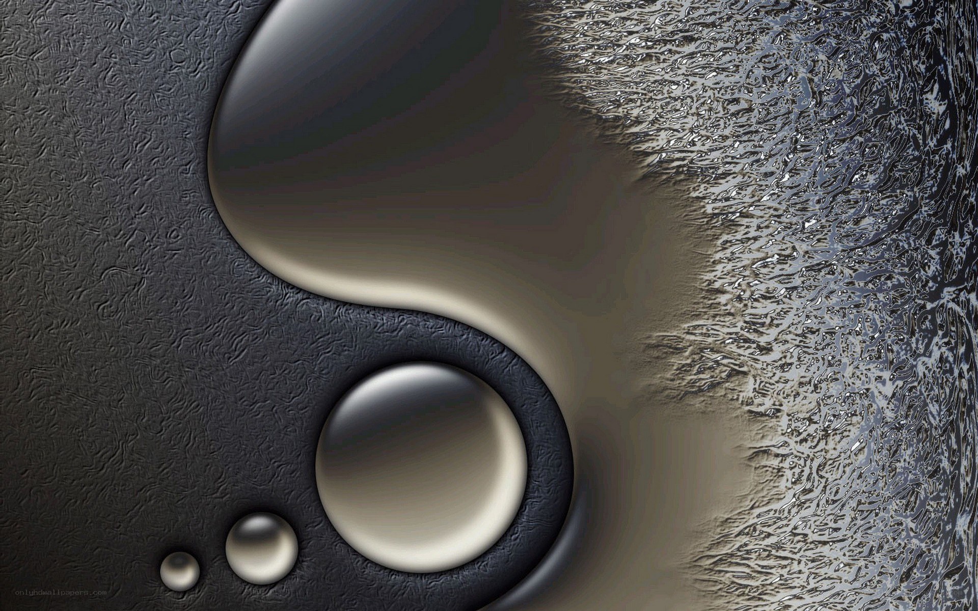 Yin-yang abstract design