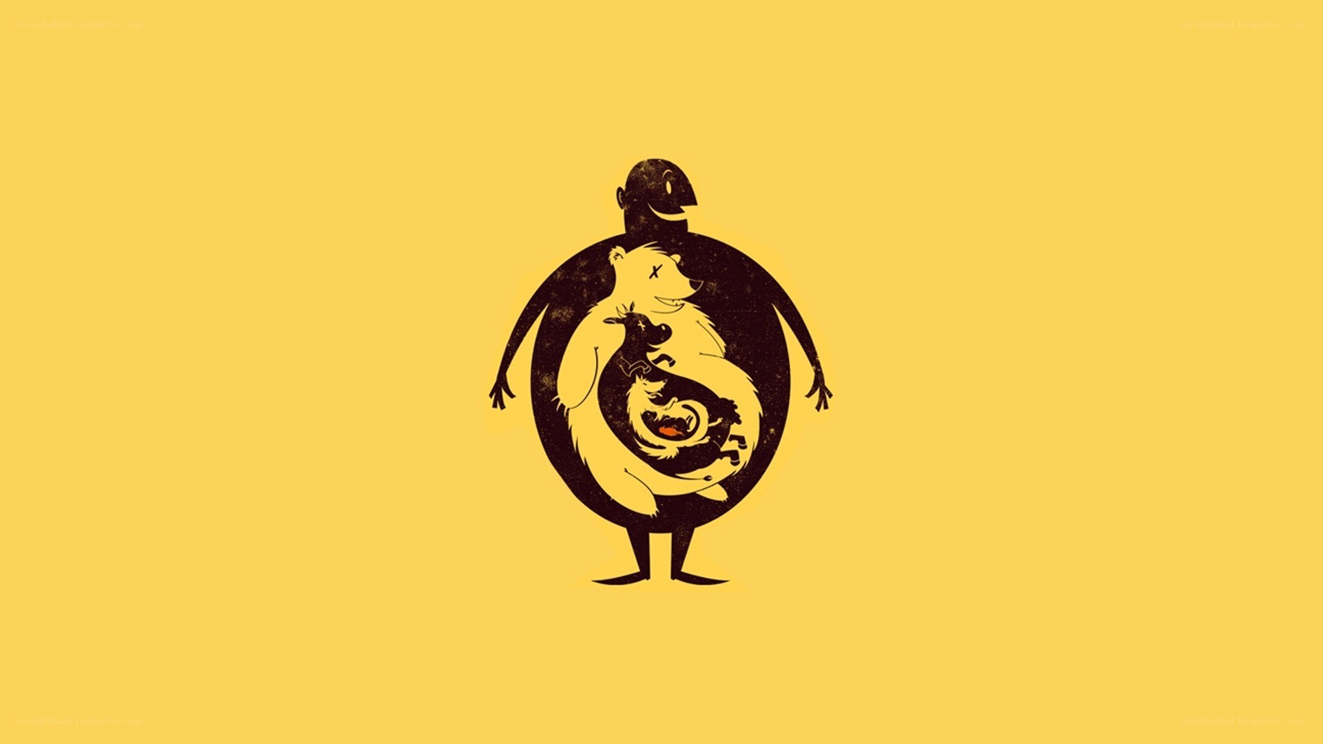 yin-yang animal design