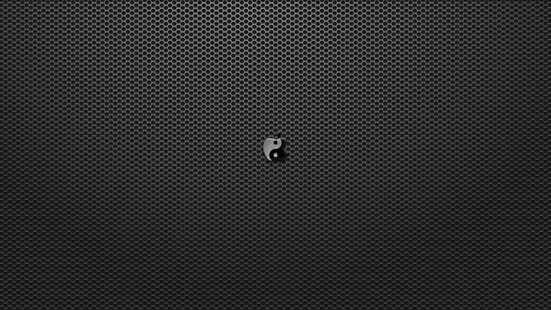 yin-yang apple logo
