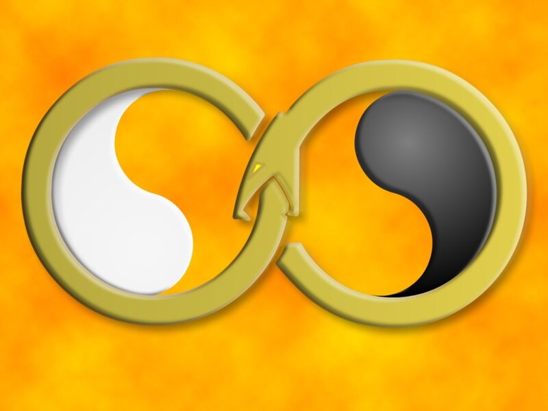 yin-yang infinity symbol