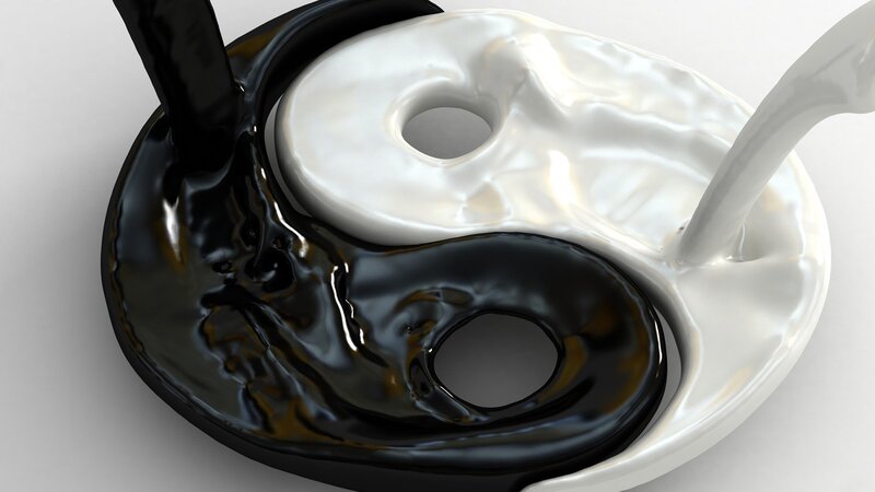 yin yang liquid flow