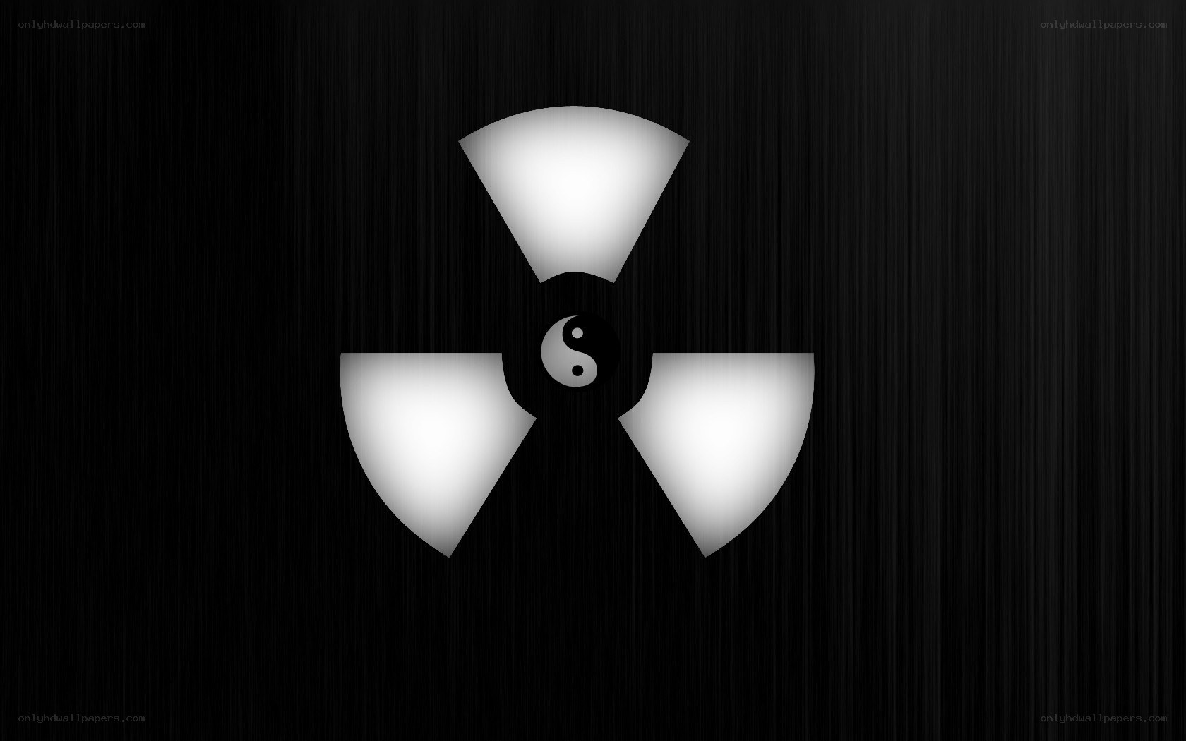 yin-yang radiation symbol