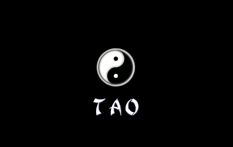 Yin-yang Symbol — Black, Minimalist