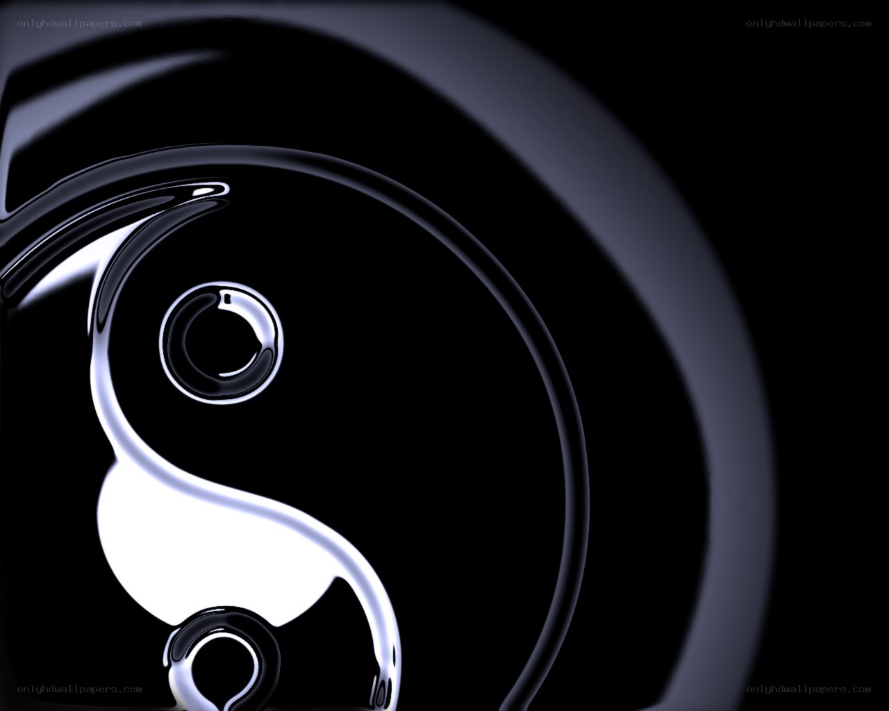 Yin-yang symbol design
