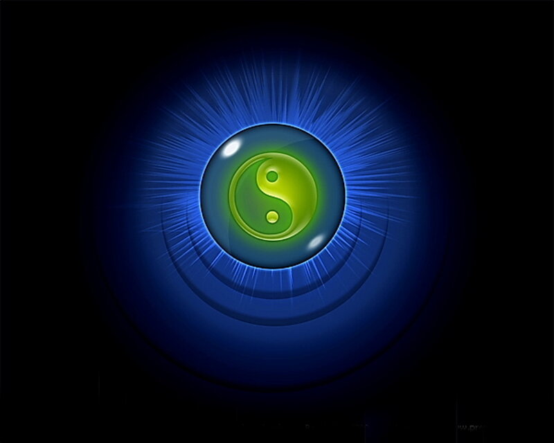 Yin-yang Symbol in Eye
