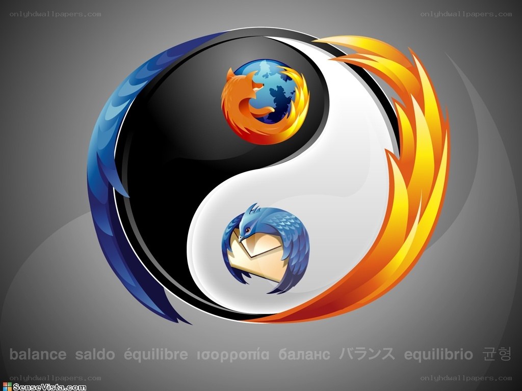 Yin-yang with Firefox and Thunderbird