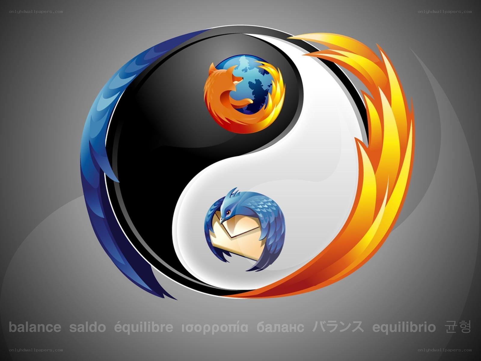Yin-yang with Firefox and Thunderbird