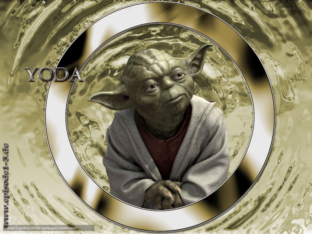Yoda character portrait