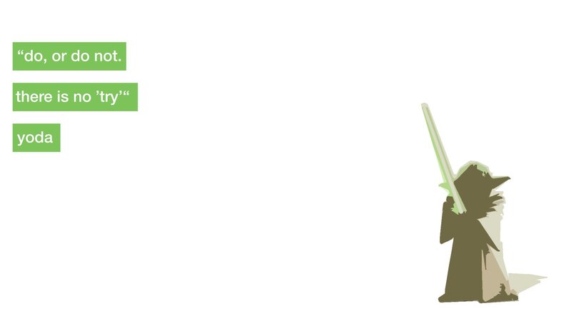 Yoda Holding Lightsaber