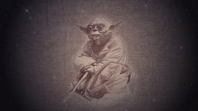 Yoda in starry space