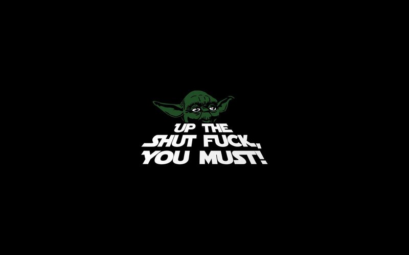 Yoda meme with profanity