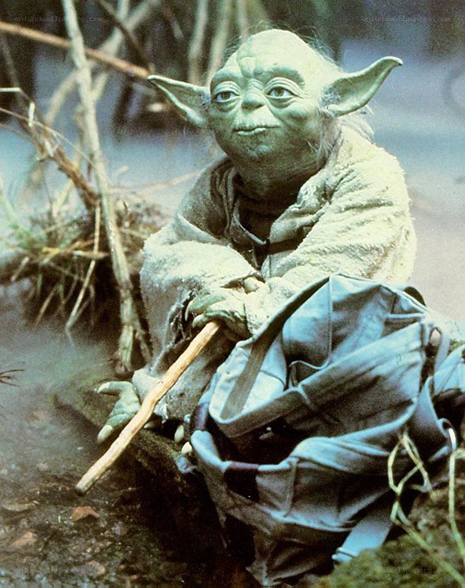 Yoda on a swampy planet