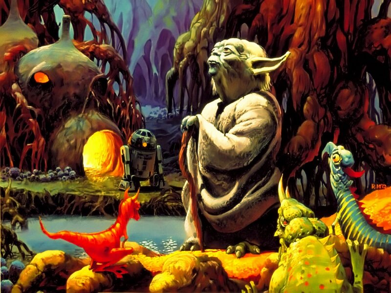 Yoda on Swamp Planet