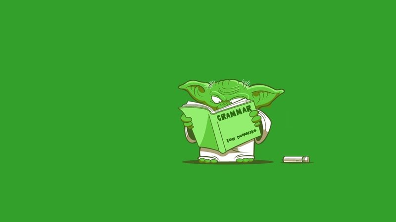 Yoda Reading a Book