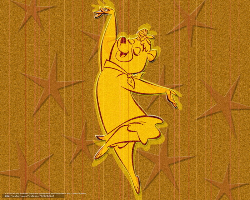 Yogi Bear dancing
