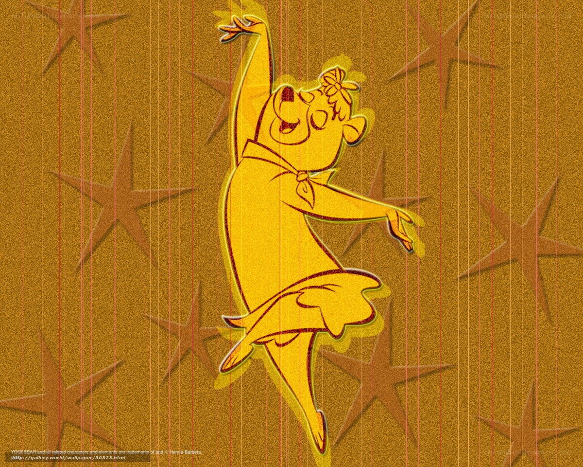 Yogi Bear dancing