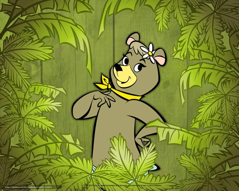 Yogi Bear in the jungle