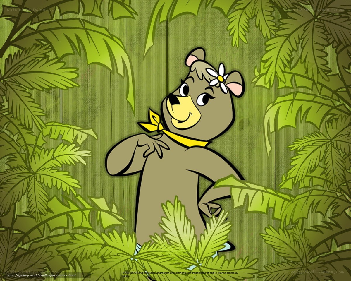 Yogi Bear in the jungle