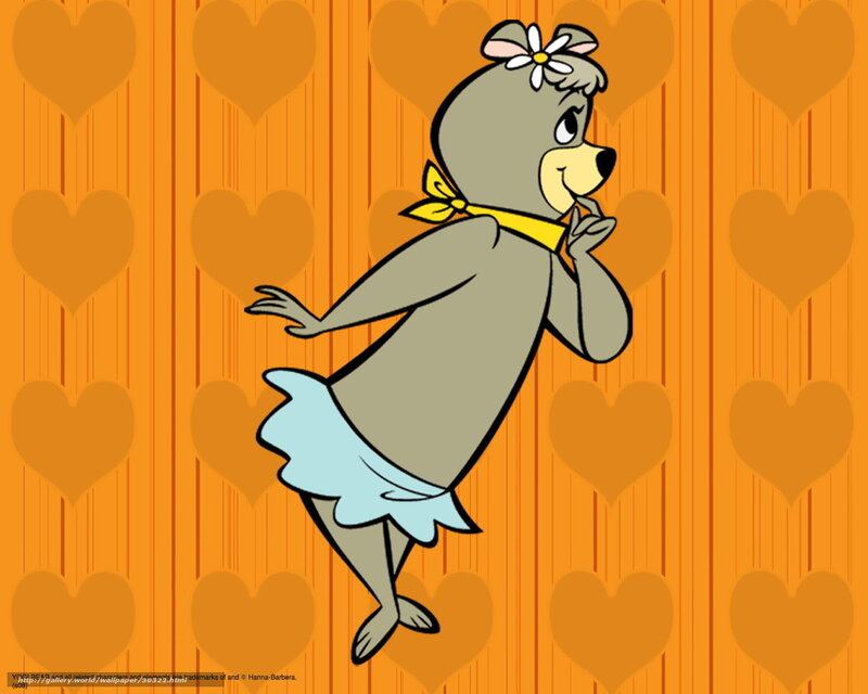 Yogi Bear's girlfriend in a dress