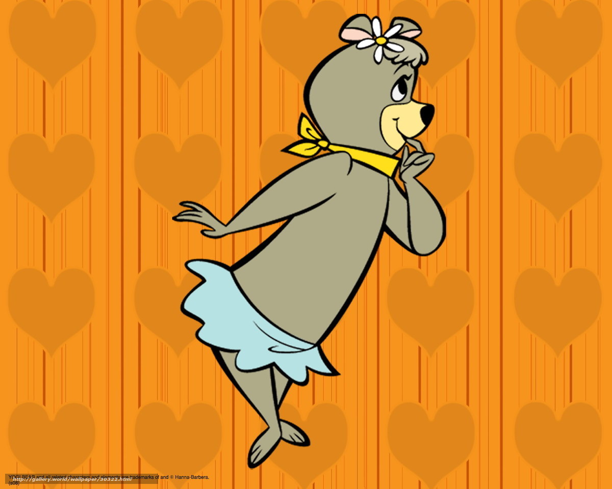 Yogi Bear's girlfriend in a dress