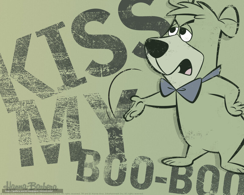Yogi Bear says kiss my boo-boo