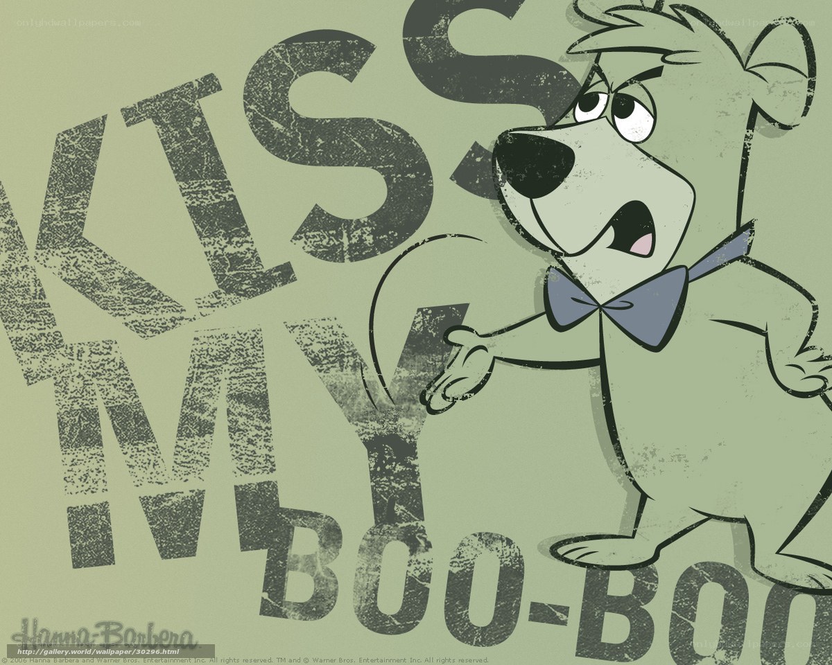 Yogi Bear says kiss my boo-boo
