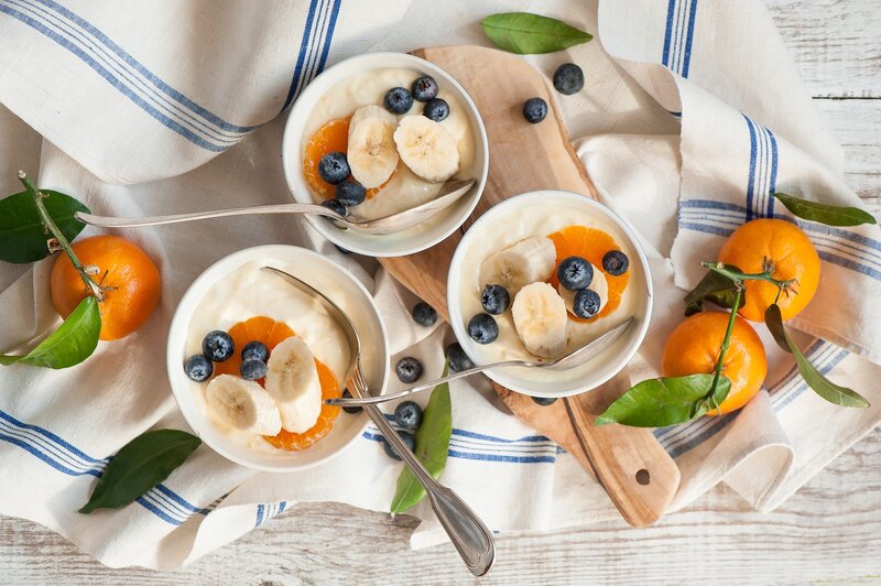 Yogurt Bowls with Fruit