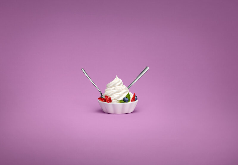 Yogurt Dessert in Bowl