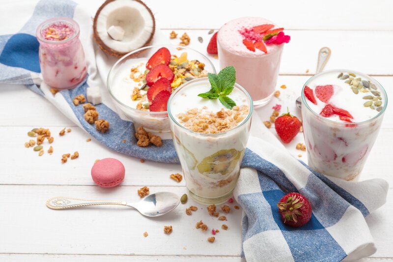 Yogurt Parfaits with Fruit