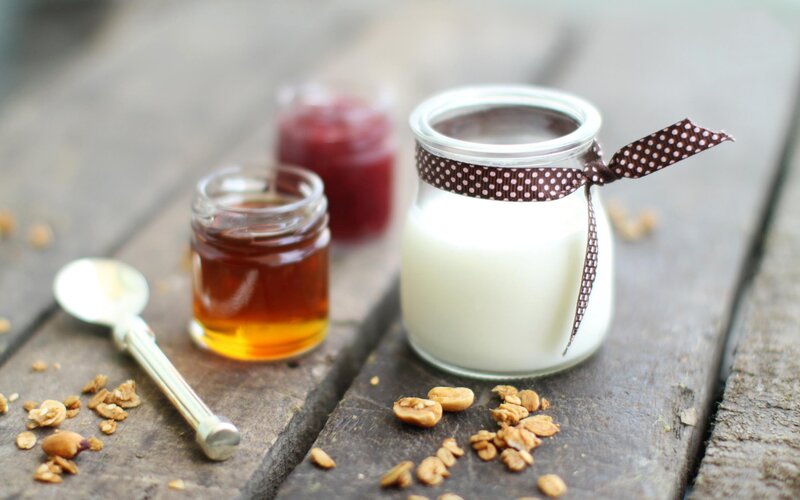 Yogurt with Honey and Granola