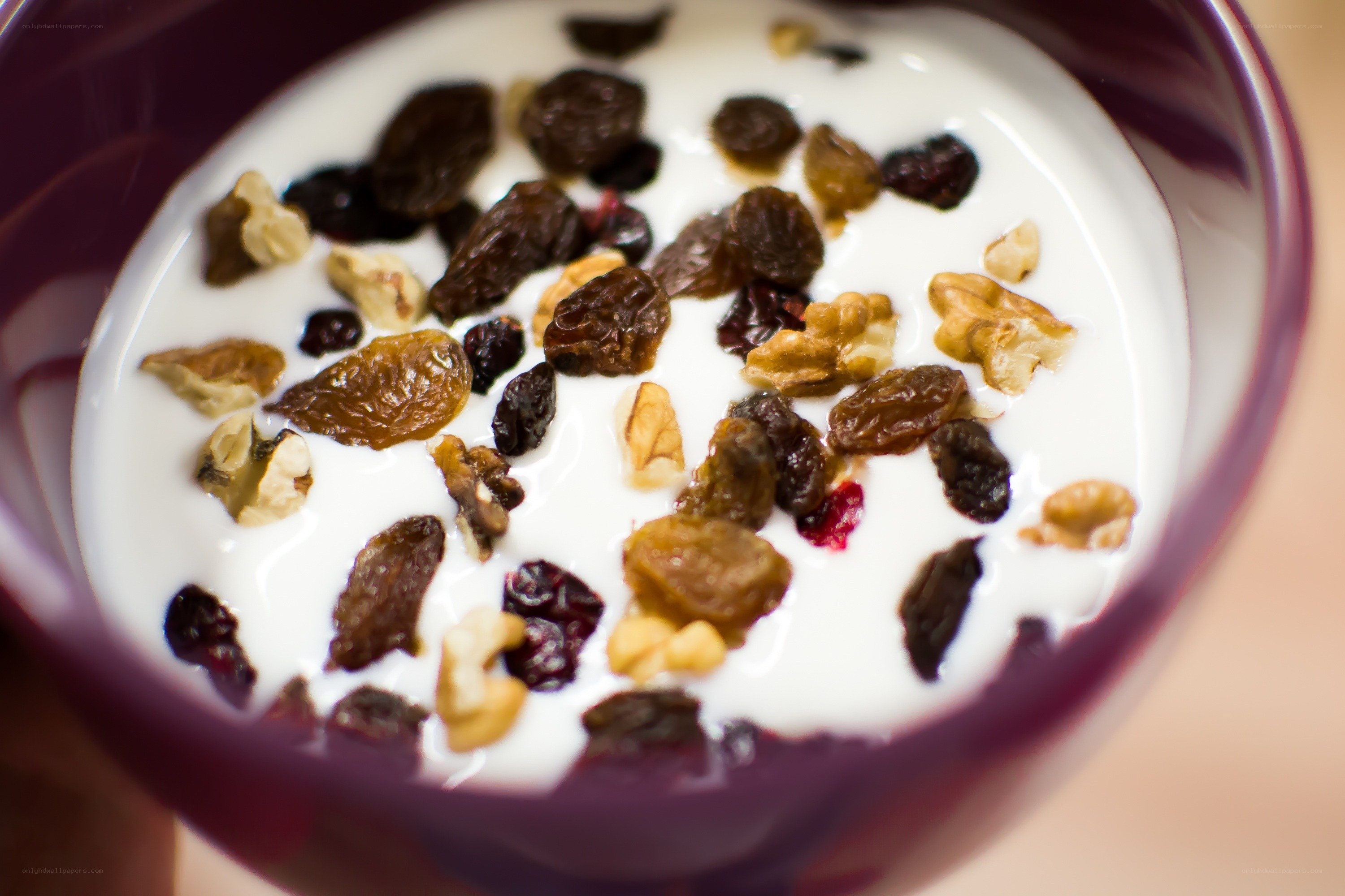 yogurt with nuts and dried fruit
