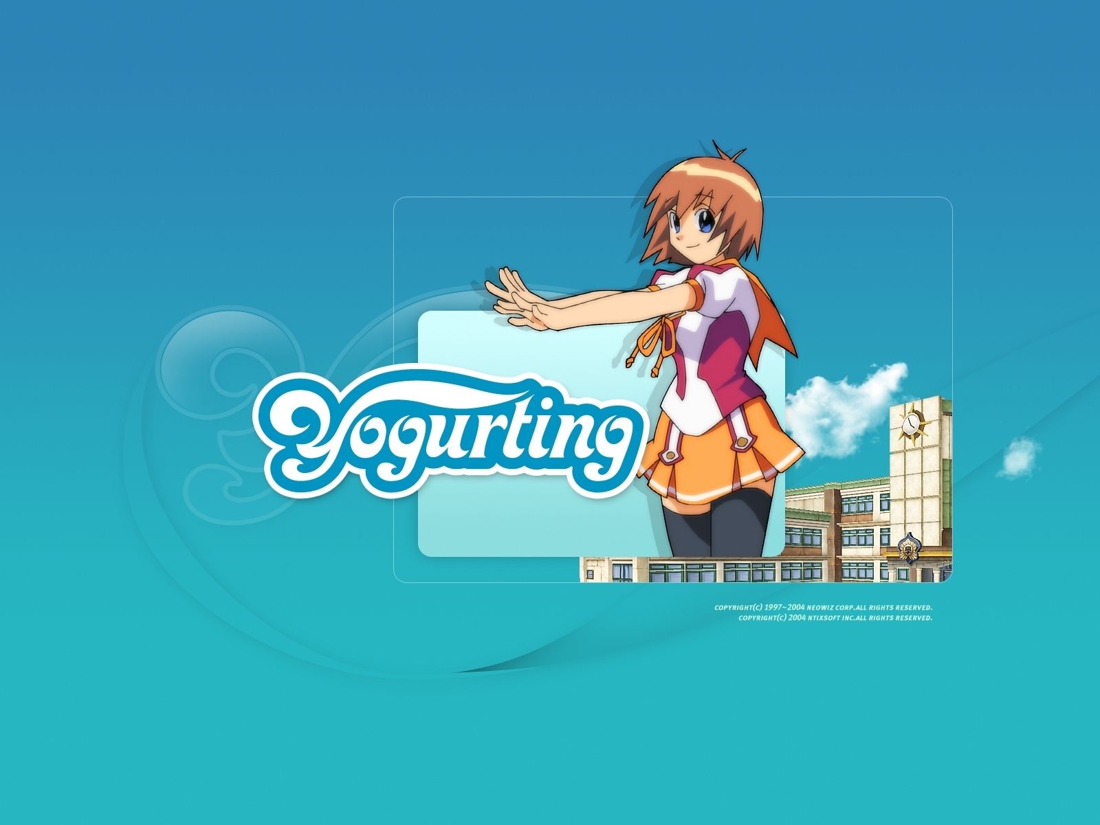 Yogurtting anime character wallpaper