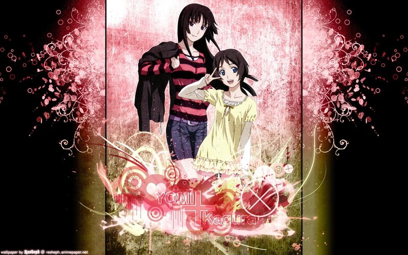 Yomi and Kagura anime wallpaper