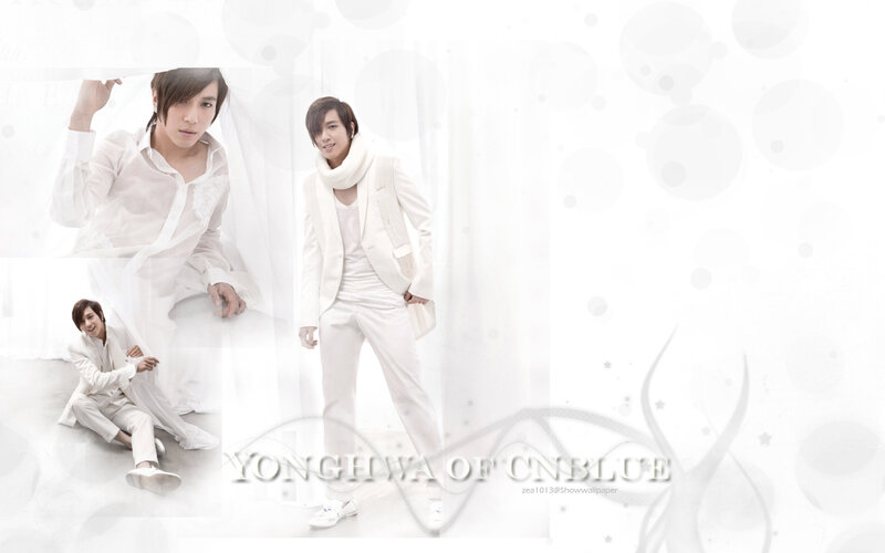Yonghwa of CNBLUE in white