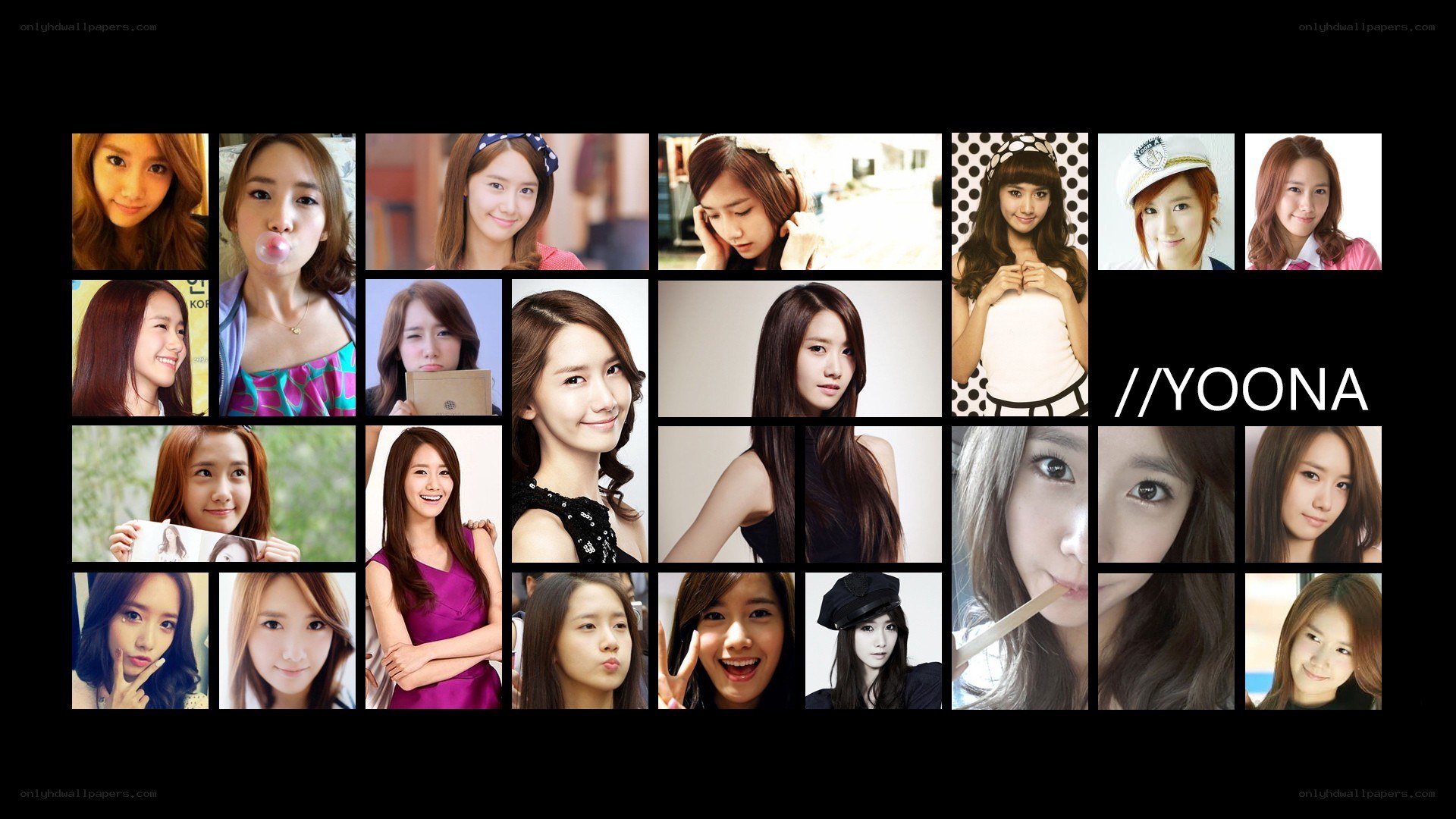 YoonA photo collage