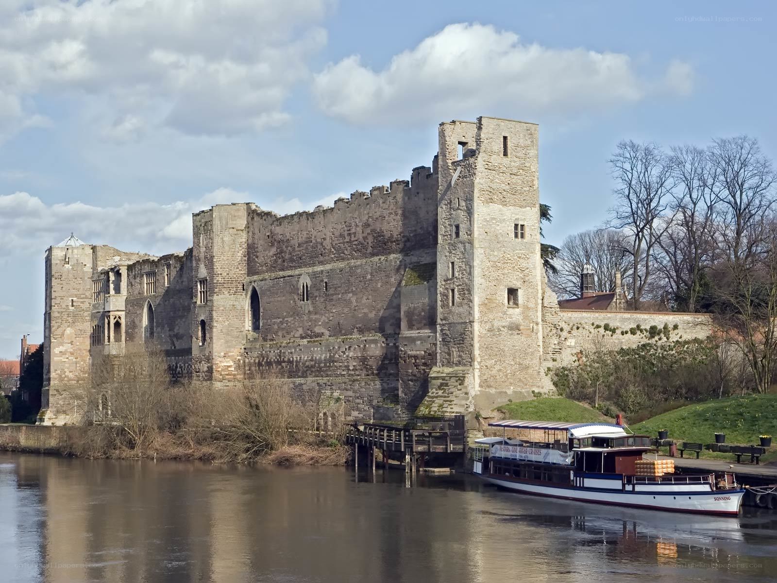 York Castle by the river