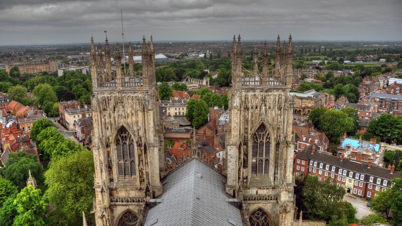 York Minster Cathedral — Gray