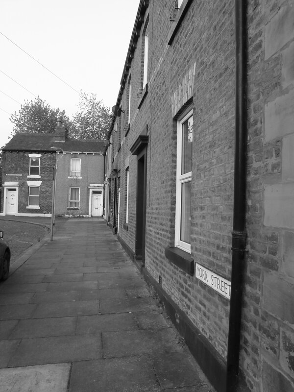 York Street in a residential area