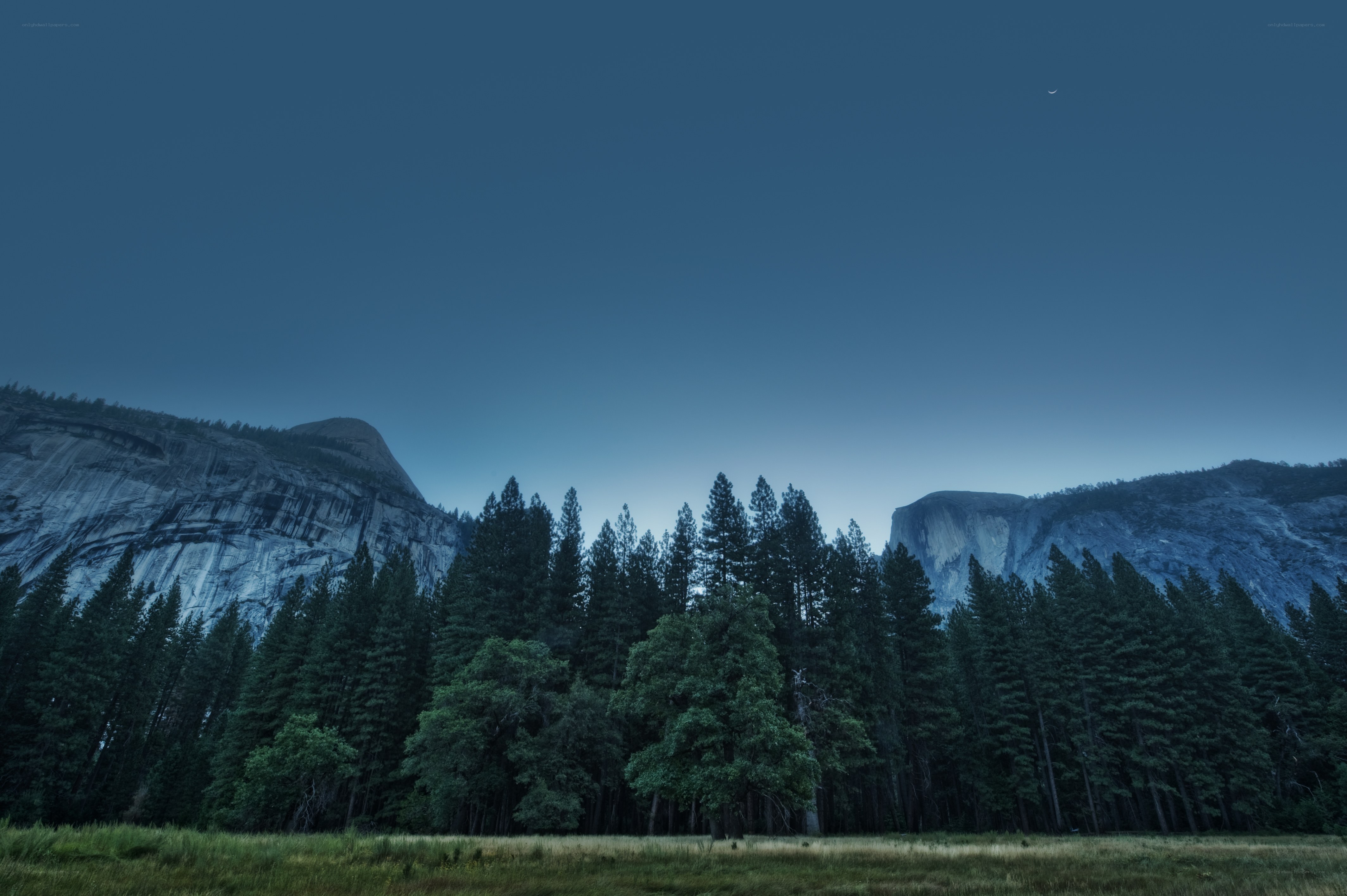 Yosemite at dusk